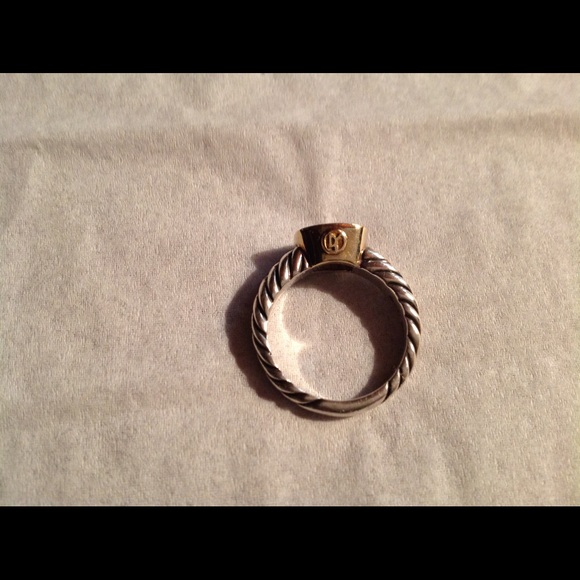 David Yurman Blue Topaz Ring - Picture 7 of 7